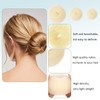 37pcs Beige Hair Bun Shaper Set - Styling Kit with