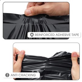 Metronic Poly Mailers 10x13 100 Pcs | Small Shipping Bags for Clothing | Mailing Bags for Small Business, Shipping Envelopes,Packing Bags in Black