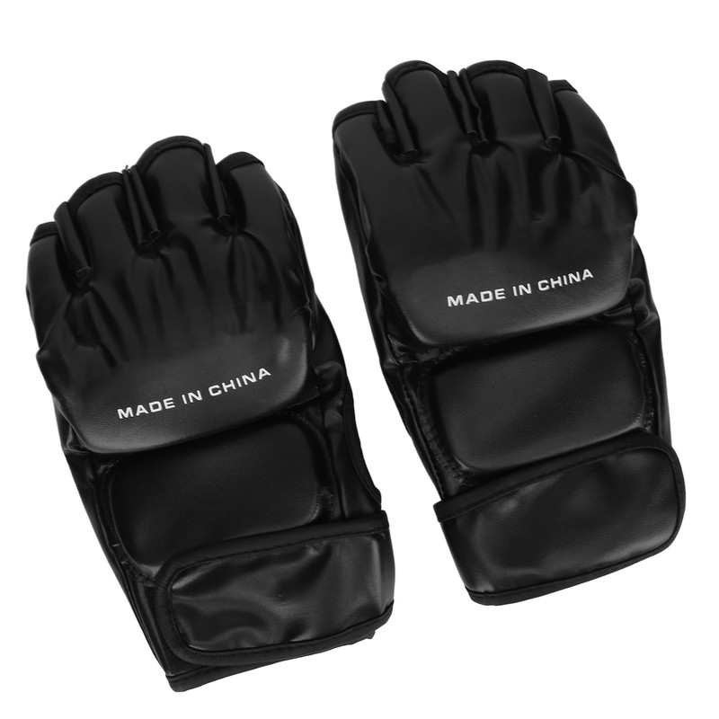 Hand Taekwondo Gear Glove Half Finger Safe Adjustable Wrist Band