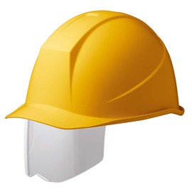 Midori Anzen SC11BS RA KP Helmet with Slider Surface, For Electrical Work, Yellow