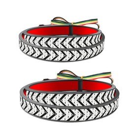 TOTMOX Truck Tailgate Bar Light LED Arrow-Style 12V Night Driving Warning Lamp Turn Signal Brake Reverse Strip Light Lumen 500LM 1.5M/60.0IN