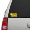 Smile You're on Dash Cam Camera Car Sticker Bumper Window