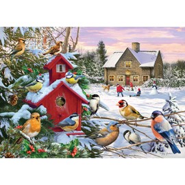 Winter Wings | 1000 Piece Jigsaw Puzzle | Christmas Jigsaw Puzzle | Sustainable Jigsaw Puzzle for Adults | Premium 100% Recycled Board | Great Gift for Adults | Gibsons Games