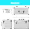 GLOTRENDS B18 18-Slot Cell Phone Storage Box, Portable Design for