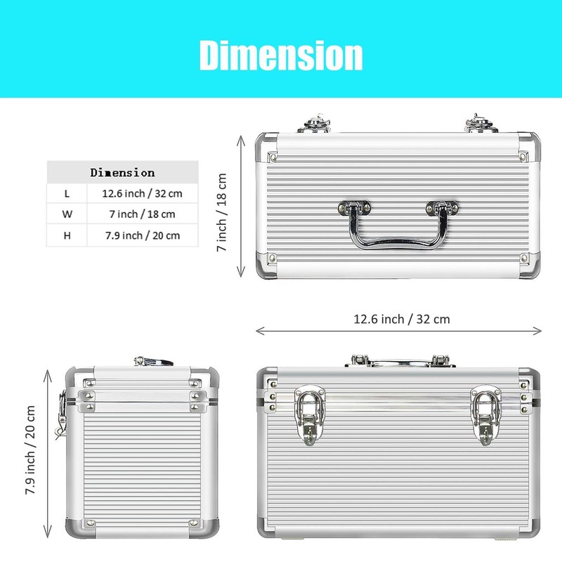 GLOTRENDS B18 18-Slot Cell Phone Storage Box, Portable Design for
