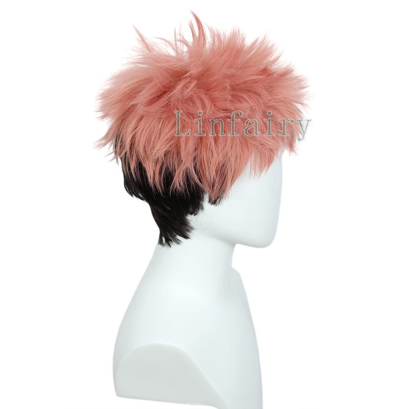 Linfairy Jujutsu Game Cosplay Wig Heat Resistant Wig Costume Accessory