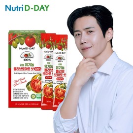 Nutri D Day Real 100% NFC Juiced Organic Olive Tomato Stick Allto Shot / 뉴트리디데이 리얼 100% NFC 착즙 유기농 올리브토마토 스틱 올토샷