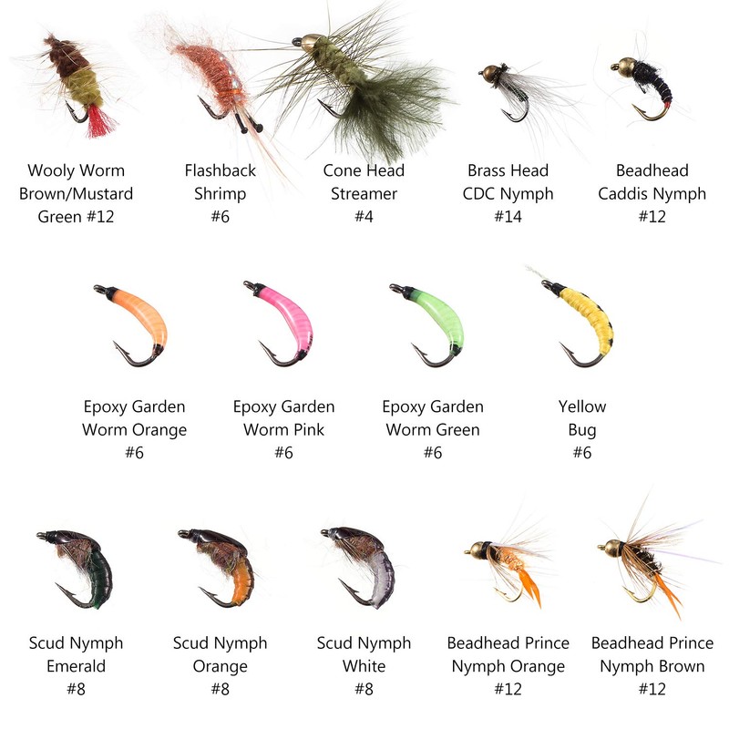 BASSDASH Trout Steelhead Salmon Fishing Flies Barbed Barbless Fly Hooks