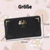 Cosplaypark Anime Wallet PU Leather Cute Purse Unisex Black/White 19.5