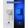 L LOHAS LED Blue Night Lights Plug into Wall 2-Pack,