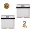 Luxe Party 2 Pack Acrylic Cocktail Napkin Holder in Clear
