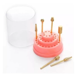 Nova Base Para Puntas De Drill Pulidor De Uñas 48 Orificios