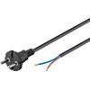 Goobay 58913 Cavo di Collegamento Universale per Aspirapolvere, Nero, 7.5m
