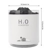 Essential Oil Diffuser Large Capacity Colorful Volcano Appearance Night Light