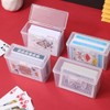 Plastic Playing Card Case Holder,8 Pcs Boxes Poker Storage Box