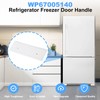 WP67005140 Refrigerator Freezer Door Handle Compatible with Whirlpool, Kenmore, Amana