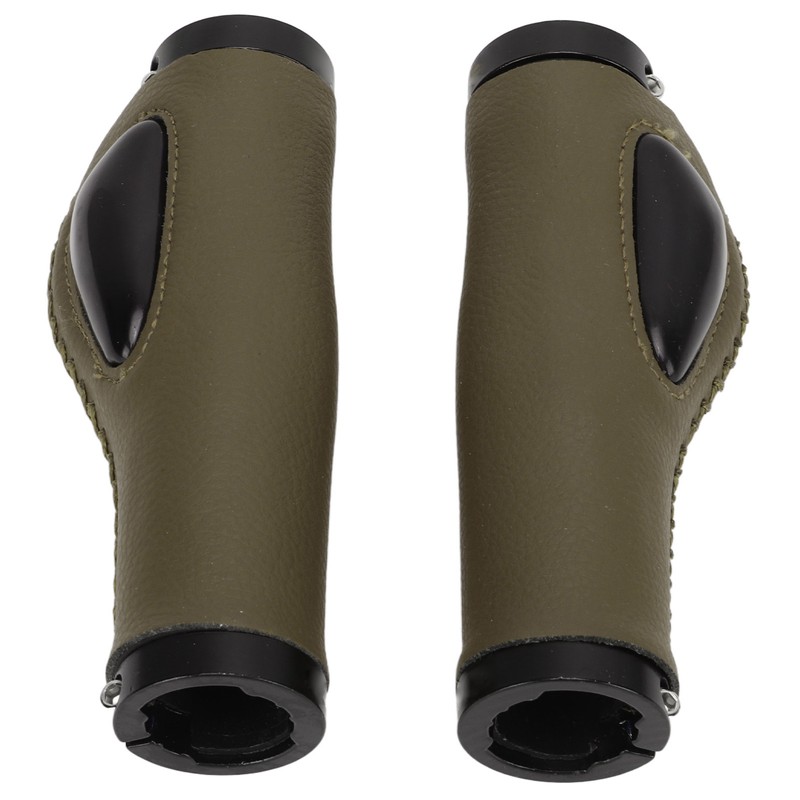 Artificial Leather Bicycle Grips Liquid Silicone Palm Pad Shock Absorption