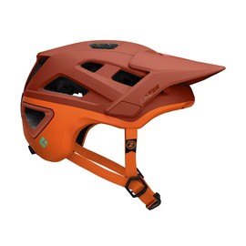 LAZER Jackal KinetiCore Mountain Bike Helmet, Bicycling Gear for Adults, Men & Women’s Cycling Head Gear with Visor, Matte Rust Orange, Medium
