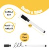 Kitastik 25 Dry Wipe Board Pens and Eraser Built-in White