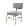 Low Rolling Stool, Roller Seat with Universal Swivel Caster Wheels