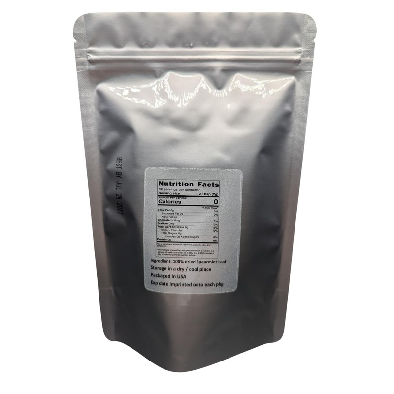 Spearmint - dried Mentha spicata Loose Leaf from 100% Nature