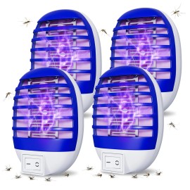 Hywean Zapper 4 Pack Plug in Bug Zappers Indoor Flying Insect Trap, Electronic Mosquito Zap...