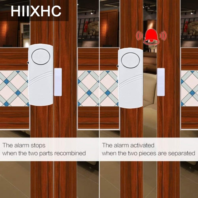 HIIXHC Personal Security Window & Door Alarm Bell | Wireless