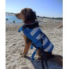Dog Life Jacket Classic Stripes,Adjustable High with Strong Rescue Handle