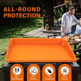 LotFancy Griddle Mat for Blackstone, 36 inch Silicone Griddle Cover for Griddle Top, Full Coverage Wrap, Protective Silicone Mat for Griddle from Outdoor Dust, Dirt, Bugs, Rust