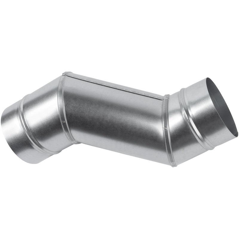 Repa Market 4" Inch Round Metal Duct Offset - Dryer