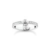 Thomas Sabo Women Ring Lock 925 Sterling Silver TR2371-051-14