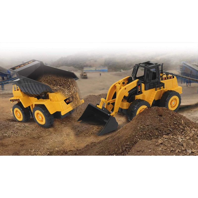 JAMARA 410150 Wheel Loader RL136 1:36 2.4GHz - Lift, Lower,