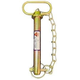 Towing Pin with Linch Pin and Chain, 1.9 x 15.2 cm - 260
