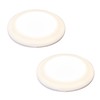 Facon 3.5" LED RV Puck Light Surface Mount - 2Pack,