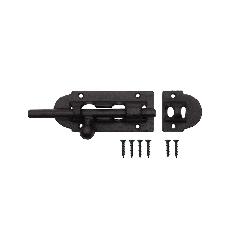 FUXXER® Solid Door Bolt with Knob, Cast Iron Design, 200