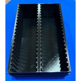 Unbranded Double row storage box for PCGS vintage rattler slabs. Hold 40 slabs in total