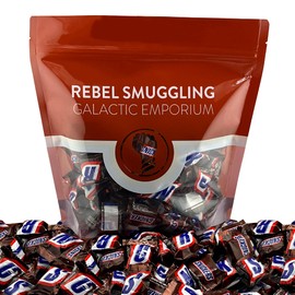 Mini Chocolate Caramel Candy Bars Bulk 2LB Bag by Rebel Smuggling Galactic Emporium