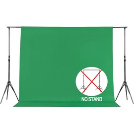 Joccun 8X10FT Green Backdrop Background for Photography,Polyester Backdrop Curtain Background Screen for Photography,Photoshoot,Video Recording,Studio(8X10ft,Green)