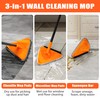 JEHONN Wall Mop with Long Handle 80 inches, Upgraded 180°