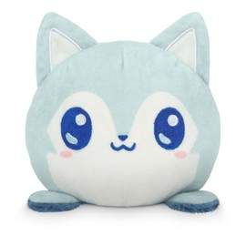 TeeTurtle Reversible Wolf and Werewolf 4" Plushie - RPG Collection - Kawaii Cute Soft Stuffed Animals