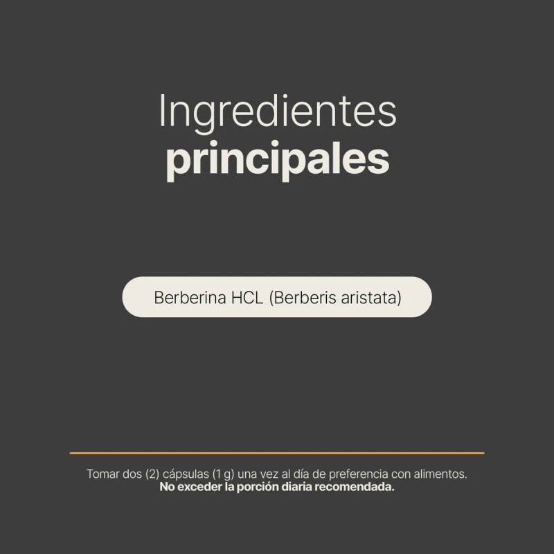 Berberina De 90 Cápsulas De 500mg. Pure Berberine. B Life