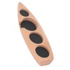 Coffee Tamper Holder Boat Shape 4 Slots Anti Slip Stable