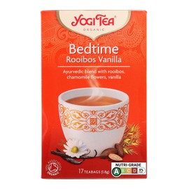 YOGI TEAS - AYURVEDIC Organic Bedtime Rooibos Vanilla 17bags (PACK OF 1)