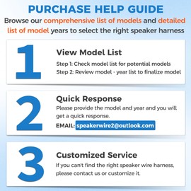 72-7800 Speaker Harness,Thicker and Longer Speaker Wire Cable,Professional Car Door Speaker Wiring Harness Adapter Connector Plug for Honda Civic Ridgeline Accord Element Acura CRV CL TL Integra(2PCS)