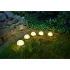 5 Solar Ground Lights in Hemisphere Shape, Modern Solar Lights