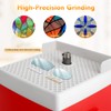 110V Stained Glass Grinder,Tabletop Electric Mini Grinder,High-Precision Grinding, Glass Ceramic