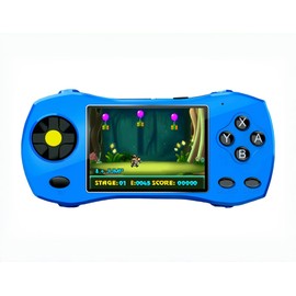 CUZCOP 3-inch Racing Car Appearance Video Game Console Built-in 250 64bit Games AV-Out Students/Adults Handheld Toys Kid's Birthday Home/Outdoor/Travel Entertainment