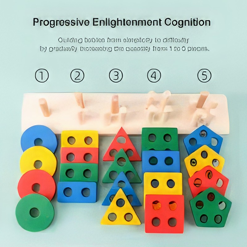 Educational Wooden Montessori Development Toys for Toddlers – Early Learning