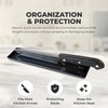 Engenuit USA-Made Kitchen Knife Block with Built-In Drip Tray –