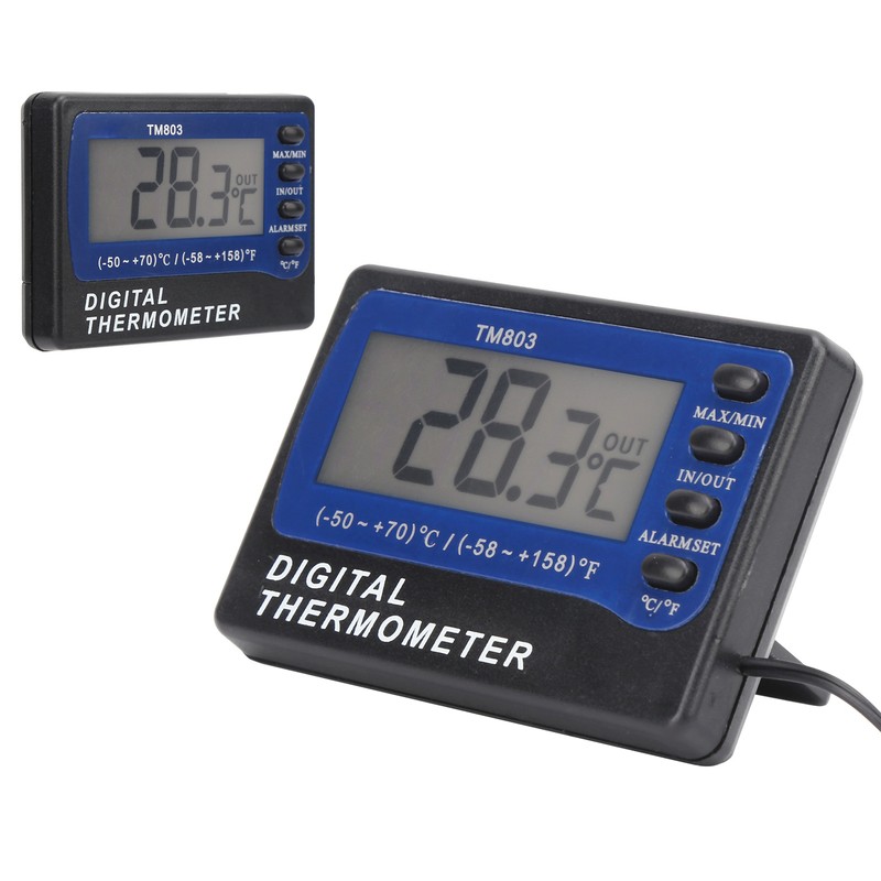TM803 Thermometer Digital Temperature Meter with Alarm Function for Aquarium